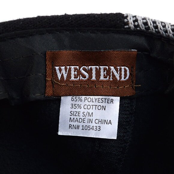 Flat Cap / Warm Hat - Black & Gray - Gender Neutral - Adult S/M - NWT - Picture 10 of 10